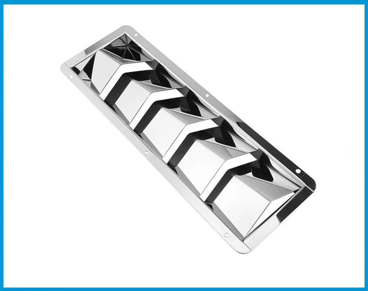 BSET MATEL 5 слотов нержавеющая сталь 304 лодка морской жалюзи вентиляционная решетка