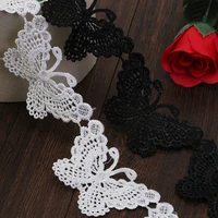 4 5cm 15yards water soluble polyester lace trim fabric ribbons diy garment dress curtain accessories lace fabric 2020