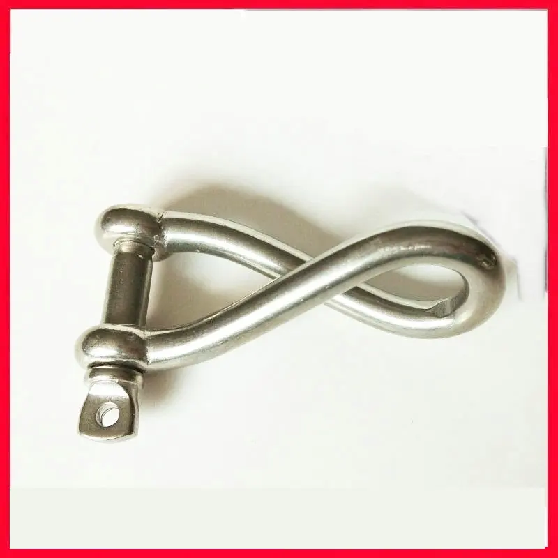 Поворотная Скоба HQ 5 шт. с винтовым штифтом витая из нержавеющей стали марки AISI 316