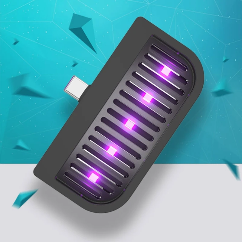 

UV-C Lamp Sterilizer Phone Powered Plug and Play Sterilizes Cleaner Disinfect