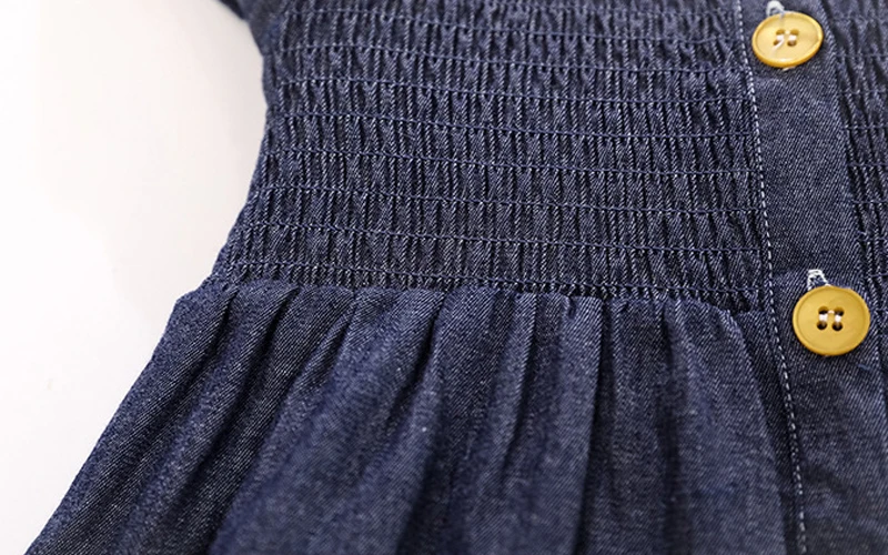 Однобортное платье для девочек Little maven детское принцессы Летнее Детское