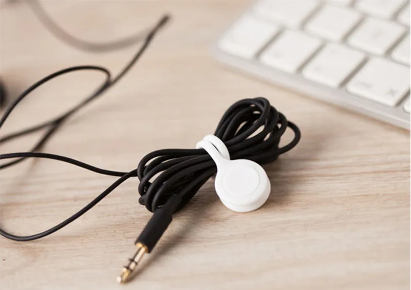 8 шт. телефон USB провода зажимы органайзера провода гарнитуры Кабельный Держатель для галстуков линия зажим для намотки многофункциональное магнитное сматывающее устройство для шнура для наушников