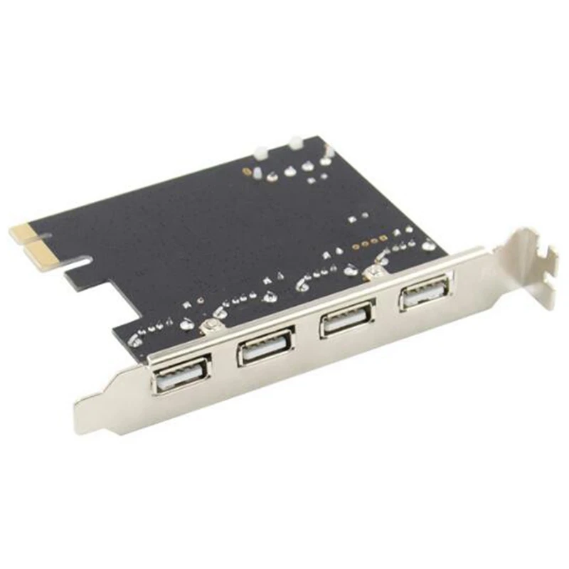 Настольная плата расширения с 4 портами USB 2 0 PCI-E 480Mbps поддержка порта карта
