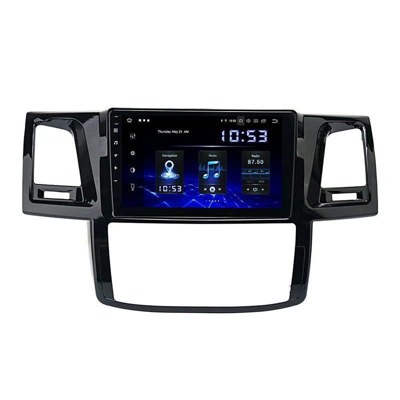 Комплект отделки для автомобильного радиоприемника 9 дюймов 2 Din рамка DVD TOYOTA FORTUNER