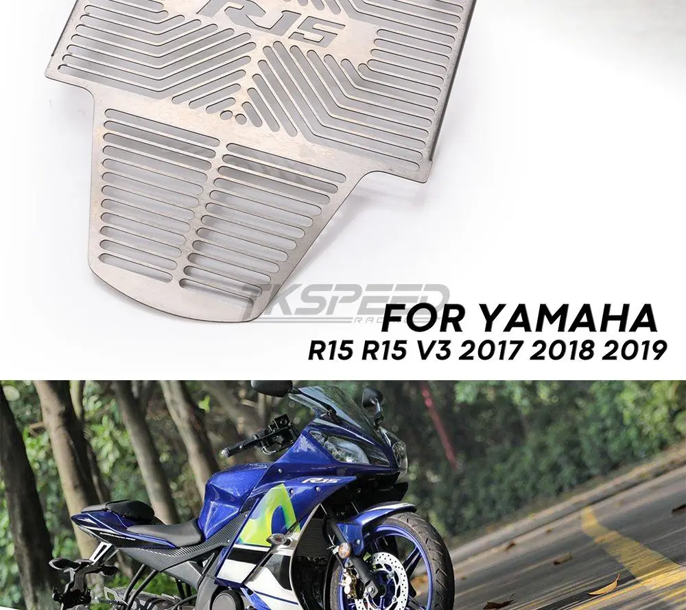 Для YAMAHA YZF-R15 YZFR15 YZF R15 V3 VVA- Защита радиатора мотоцикла масляный радиатор решетка радиатора Защитная крышка