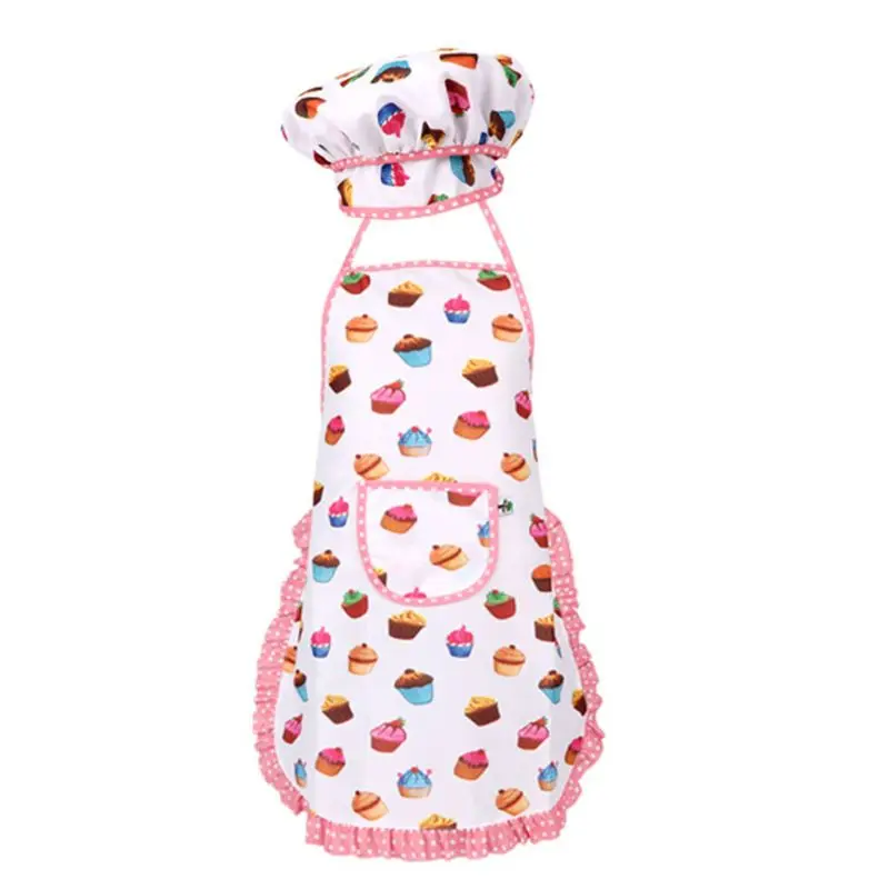 

13Pcs Chef Role Play Set with Dress up Costume and Kitchen Accessories Kids Pretend Play Toy Set Cookies Toys For baby girl