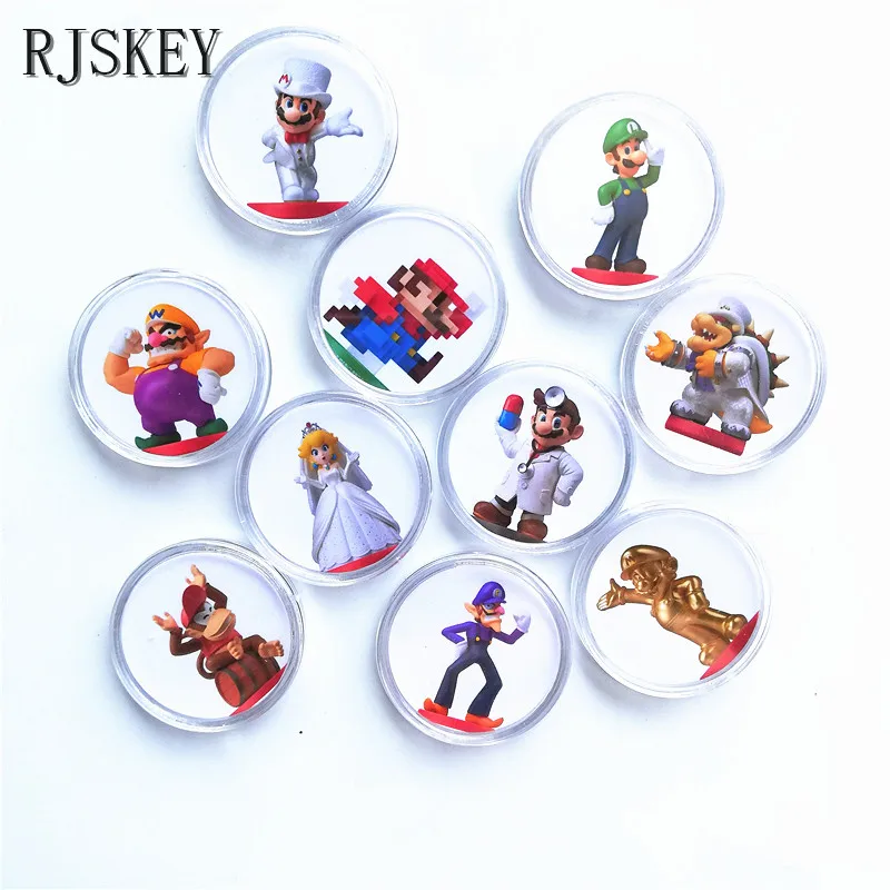 Полный набор 10 шт. Супер Марио Одиссея Amiibo NFC карты Коллекционная монета тег NS/переключатель Avaliable Zelda Splatoon Smash Bros Diablo
