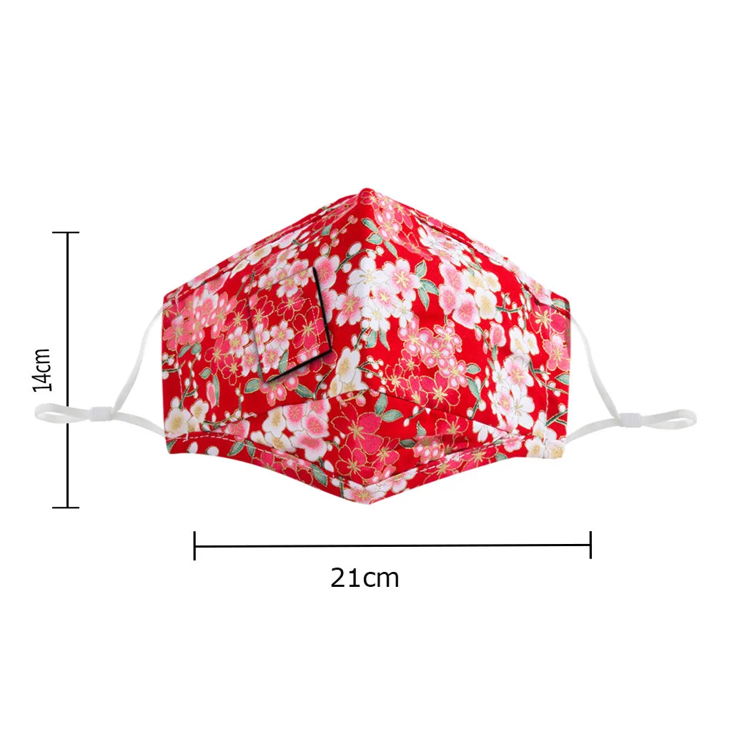 

Headband 1PC masques Adult Women Floral Protect Face Mask Drinking Mask with Hole for Straw mondmaskers wasbaar #