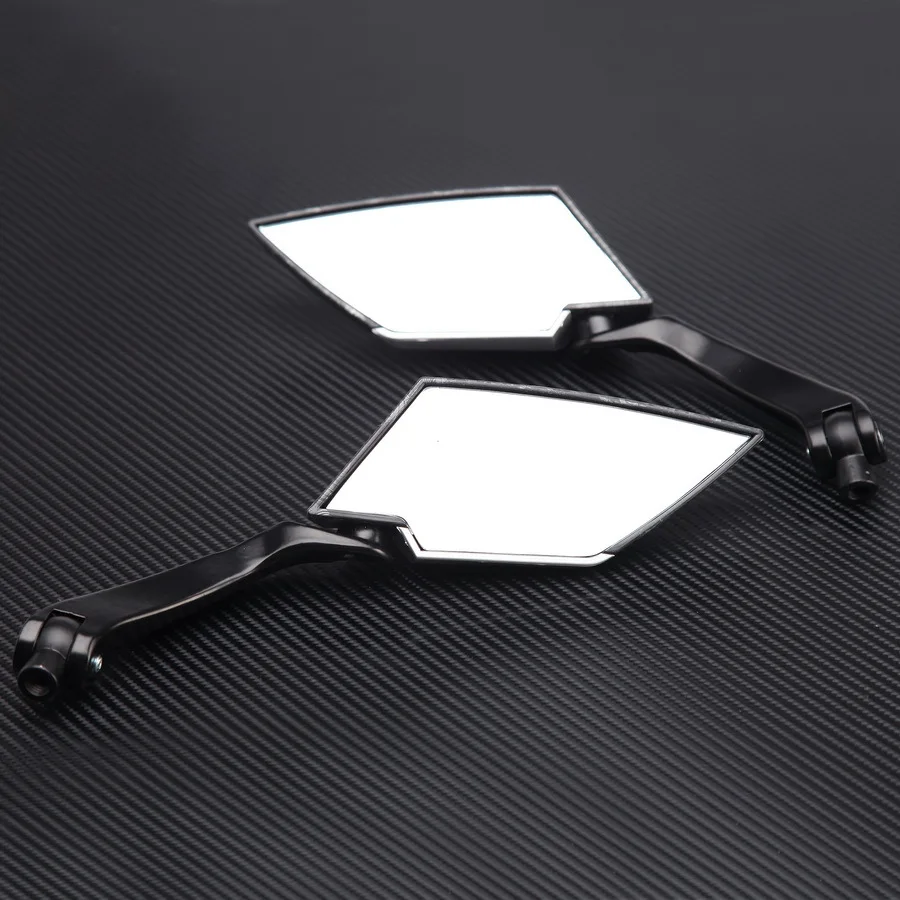 1 пара 8/10 мм Универсальный Мотоцикл зеркала алмаз заднего вида сбоку Retrovisor Cafe Racer