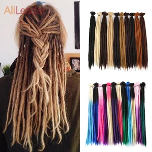 Synthetic 20'' Handmade Dreadlocks Hair Extensions Gothic Natural Soft Crochet Hair Punk Hippie Rock in USA (United States)
