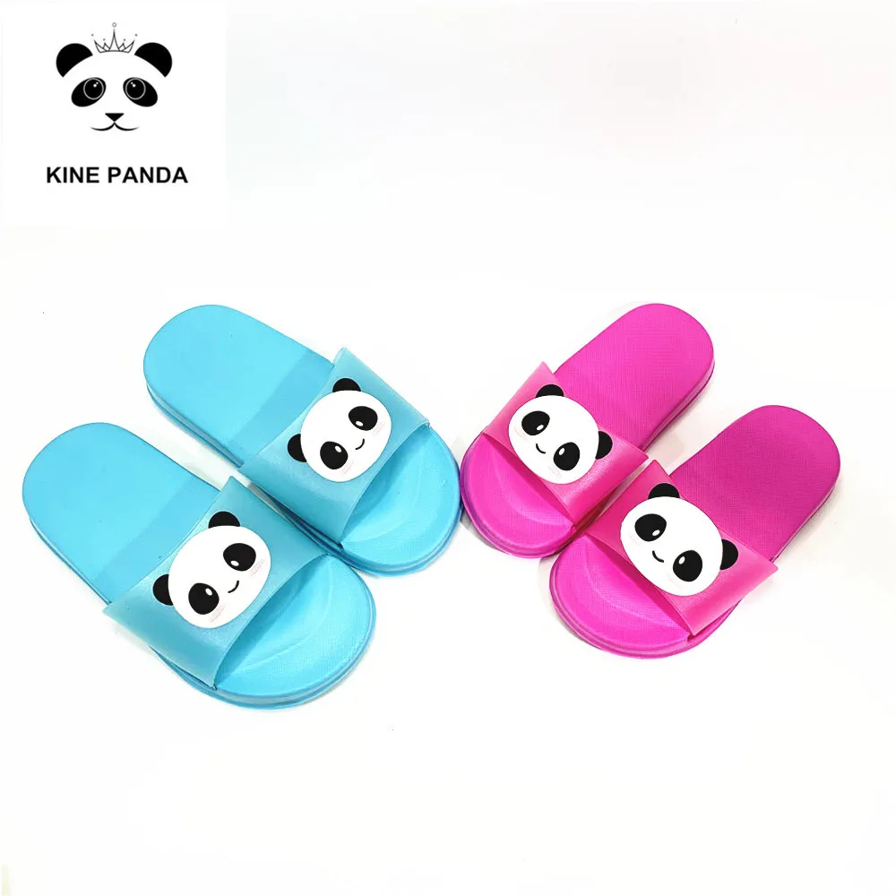 Детские тапочки KINE PANDA Вьетнамки для мальчиков и девочек домашняя обувь детская с