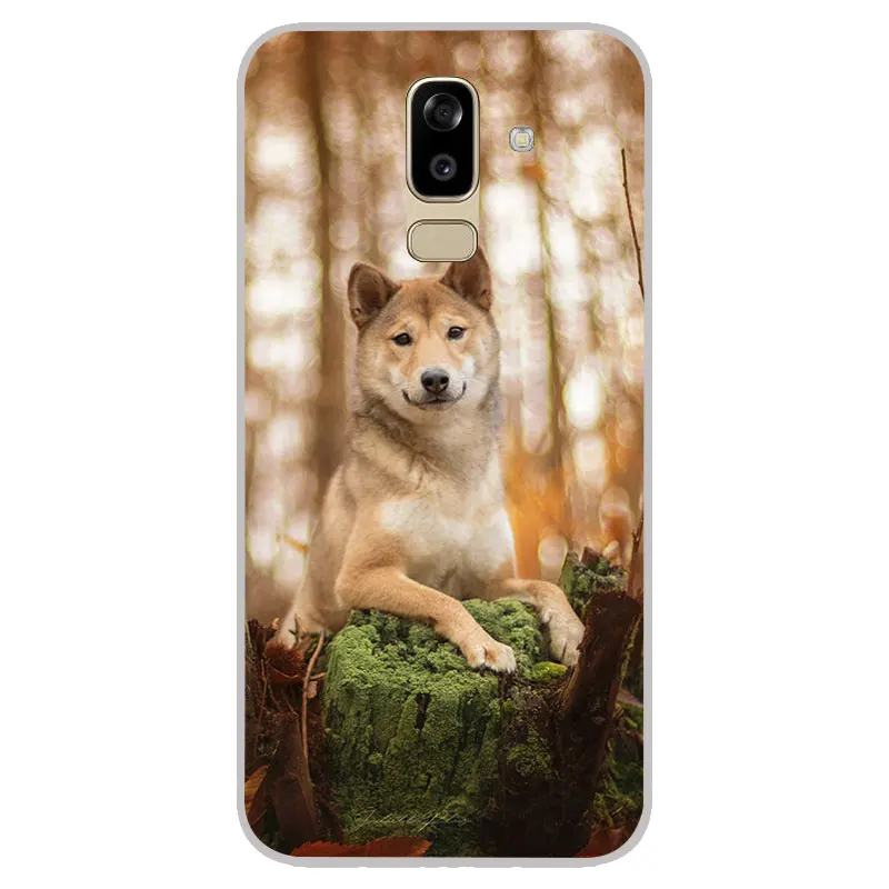 Смешная собака косплей Shiba Лисья Секретная служба (inu матовый Силиконовый чехол