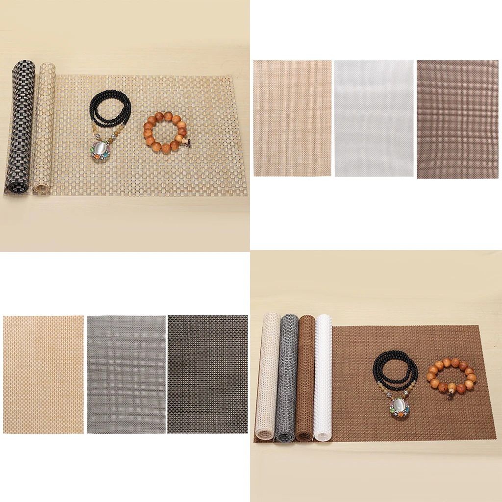 

Exquisite PVC Jewelry Display Counter Bead Mat Background Show Pad Holder