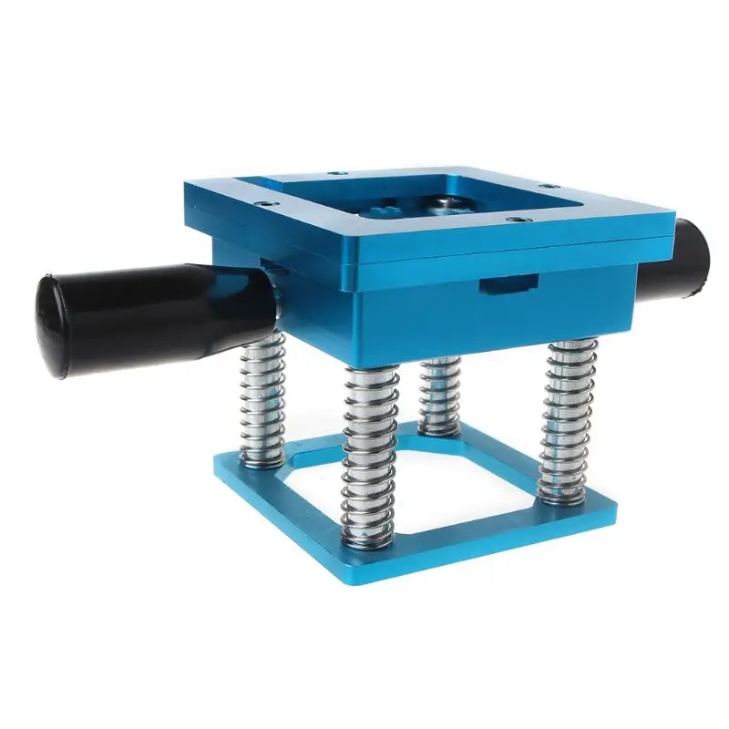 

Blue BGA Bead Planting Platform 89x89mm Bga Reball Position Diagonal Station for Laptop Chip Tin Planting Rack with Handle H9EB