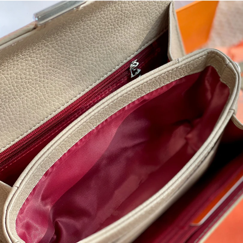 

Classic Ladies Commuter H Bag Luxury Designer One Shoulder Messenger Purses High Quality Leather Backpack