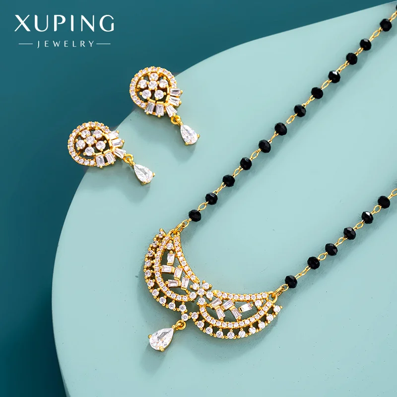 

Jewelry New Product Plated with 24k Golden Wings Jewelry Set Female Synthetic Gemstone Retro Factory Direct Supply Set