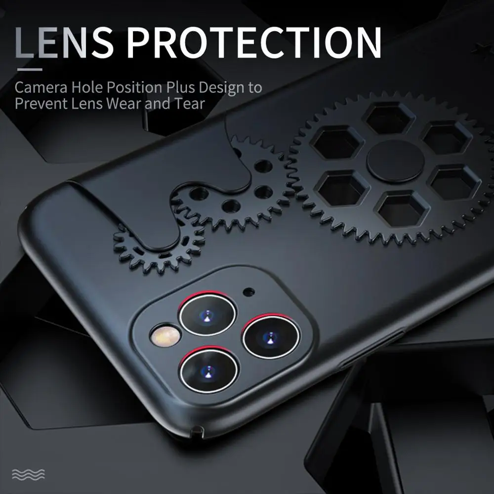 Чехол для iPhone 11 Pro Max механический вращающийся корпус снятия давления полная