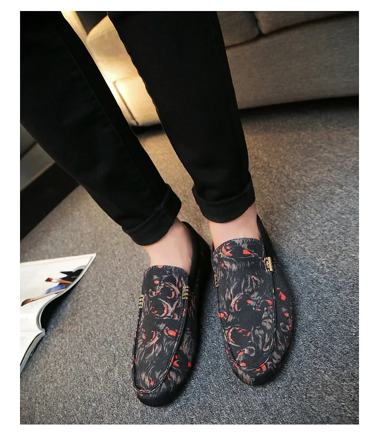 Размера плюс размер 38-44 и выше модные повседневные мягкие удобные мужские лоферы