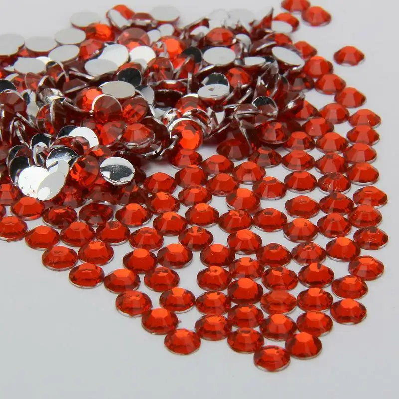 

2000Pcs Crystal Flatback Acrylic Hotfix Rhinestone Glitter Beads Nail Art Craft DIY 2mm