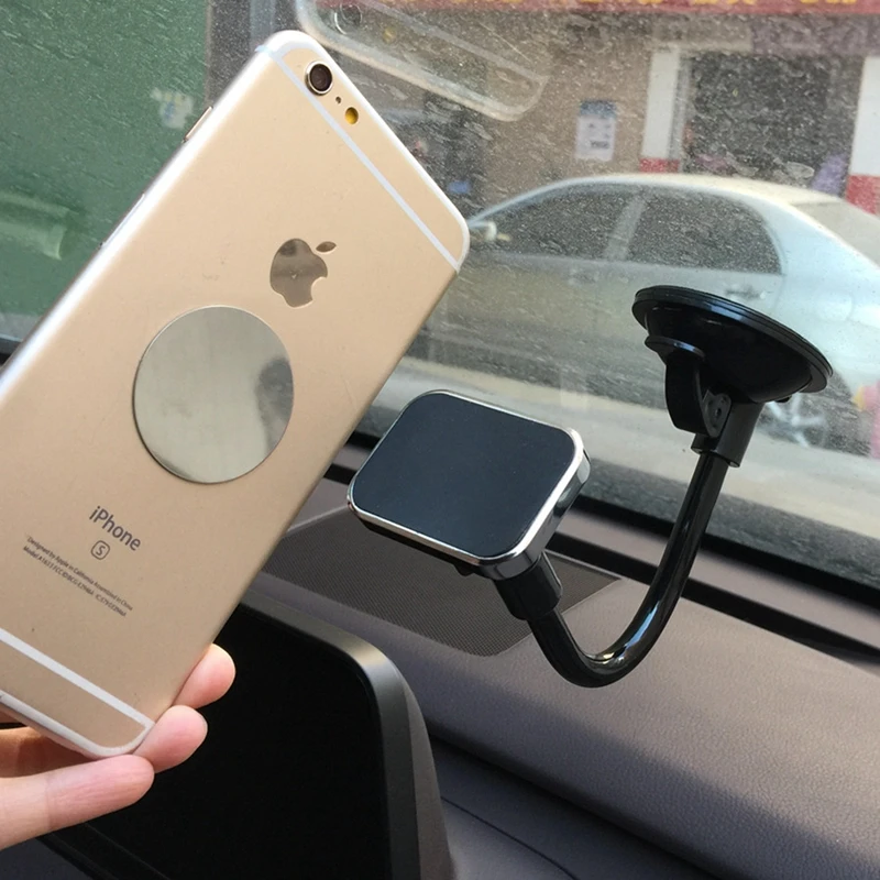 Фото Магнитный автомобильный держатель для телефона подставка в автомобиле iPhone 11 12 Pro