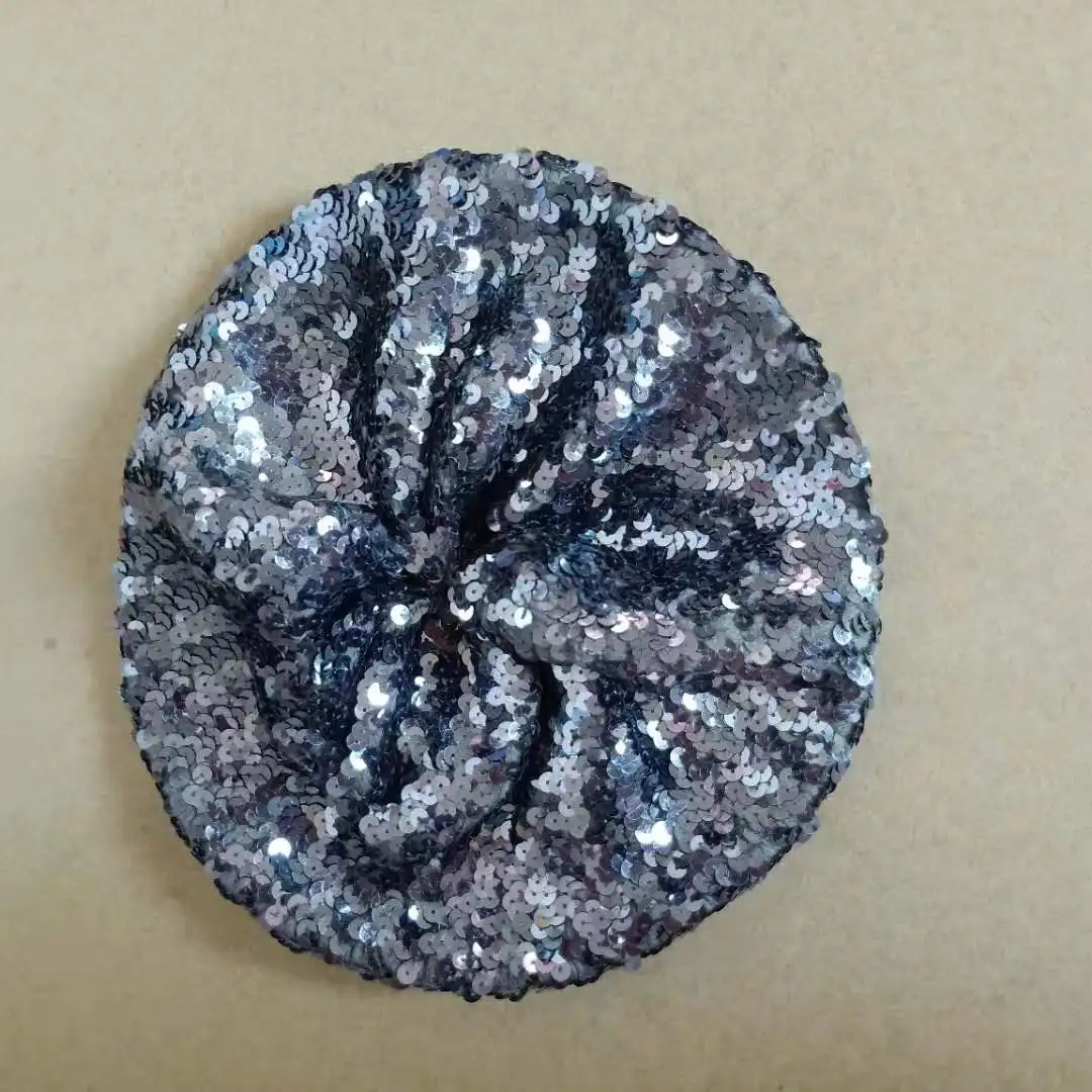 Женская зимняя шапка шерстяная элегантная с блестками Blingbling Beanies осенние женские