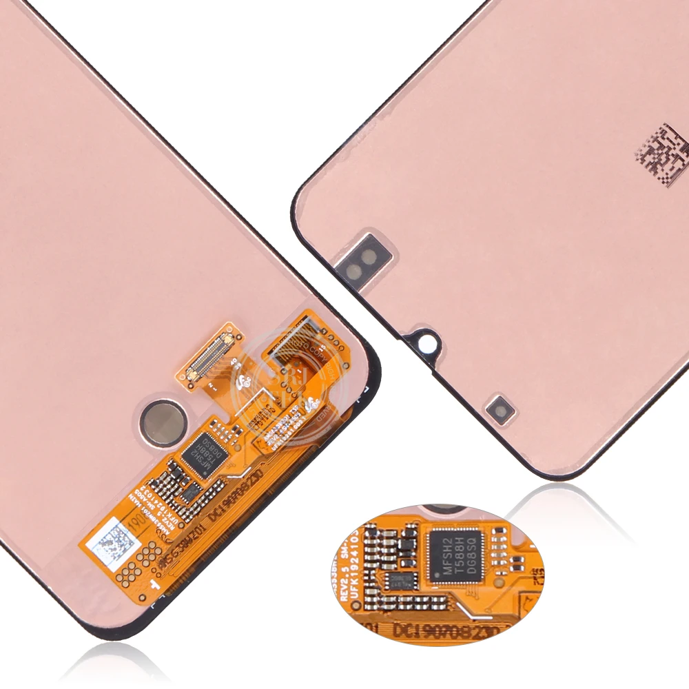 AMOLED экран для samsung Galaxy A50 ЖК сенсорный дигитайзер сенсор стекло в сборе для samsung A50 дисплей A505 рамка A505F A505FD