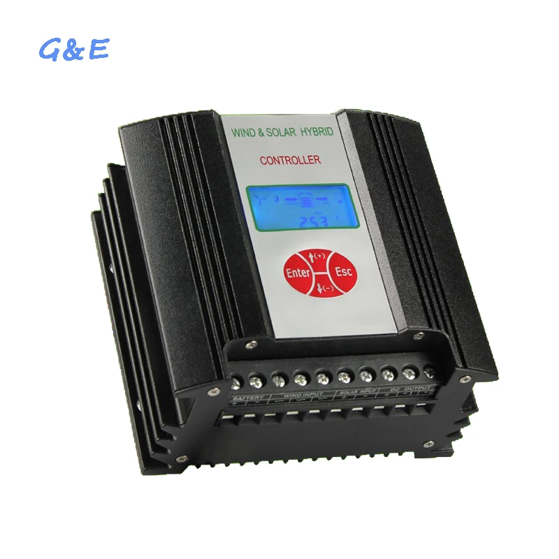 12V 24V контроллер для ветровой турбины 400W и 150W (12 V) или 300W (24 Гибридные солнечные