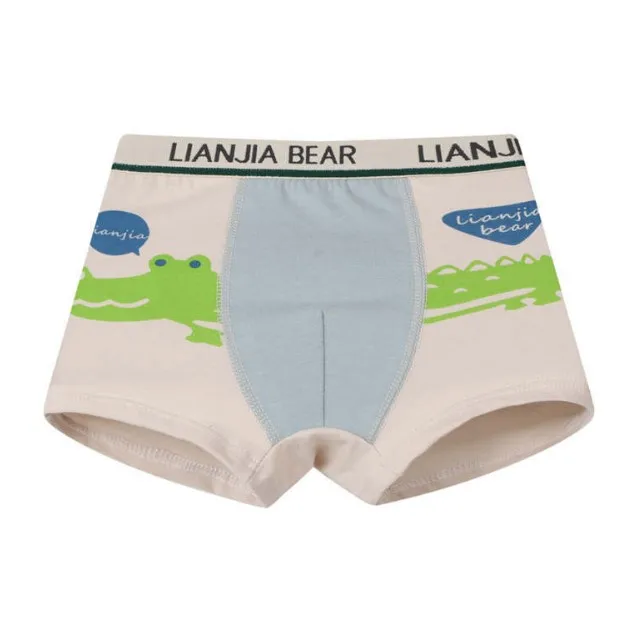 4 шт./партия Новое поступление нижнее белье для мальчиков хлопковые детские трусы