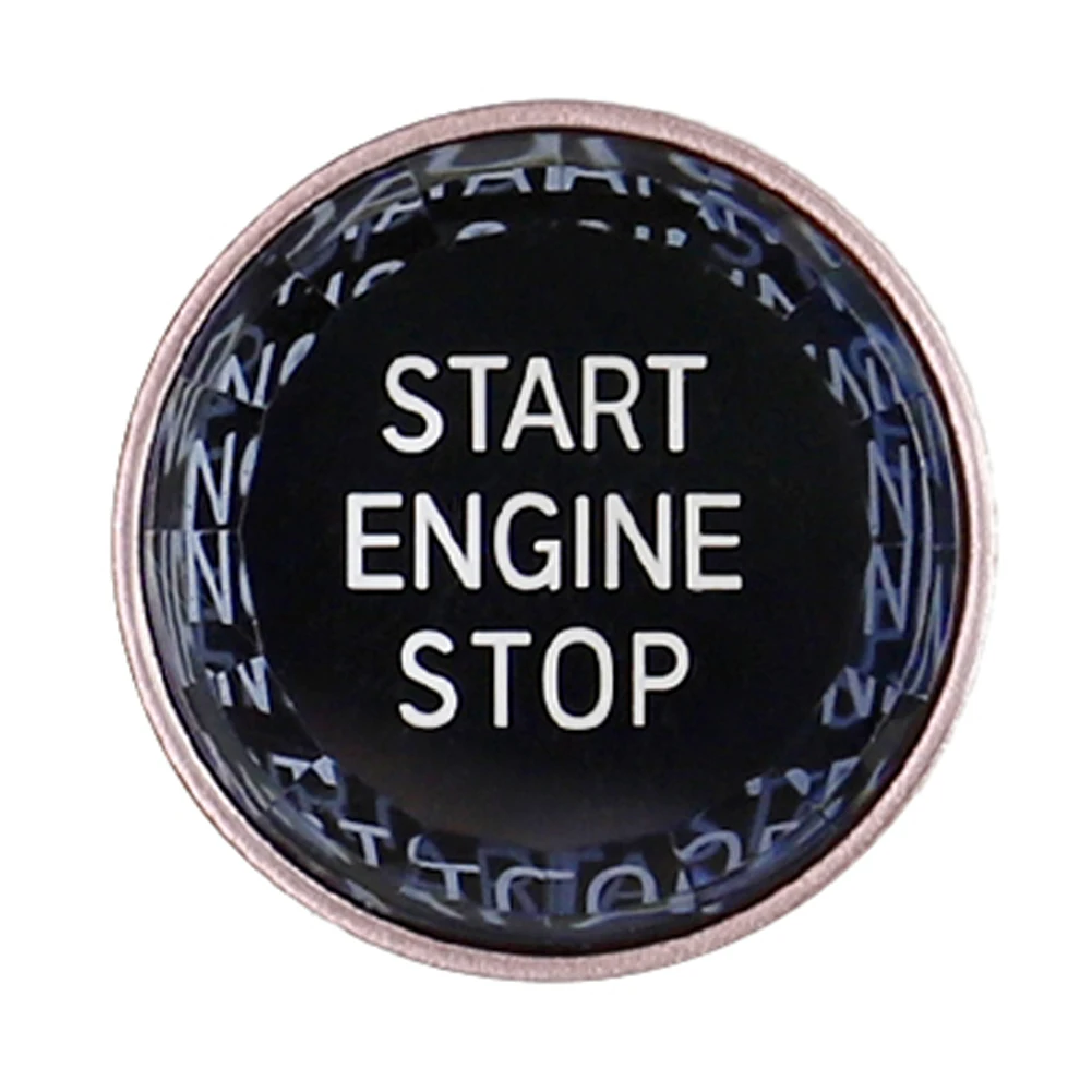 Запуска двигателя автомобиля крышка кнопки Хрустальный Стиль Одна кнопка старт