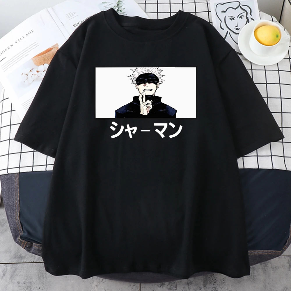 

Japan Jujutsu Kaisen Anime Printing Male T Shirts Summer Casual Tops Fashion Breathable T-Shirts Short Sleeve Soft Man T-Shirt