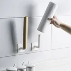 Универсальный настенный крючок, самоклеящаяся подставка для бумажных кастрюль и крышек, органайзер для кухни, ванной, спальни, домашний держатель для туалета