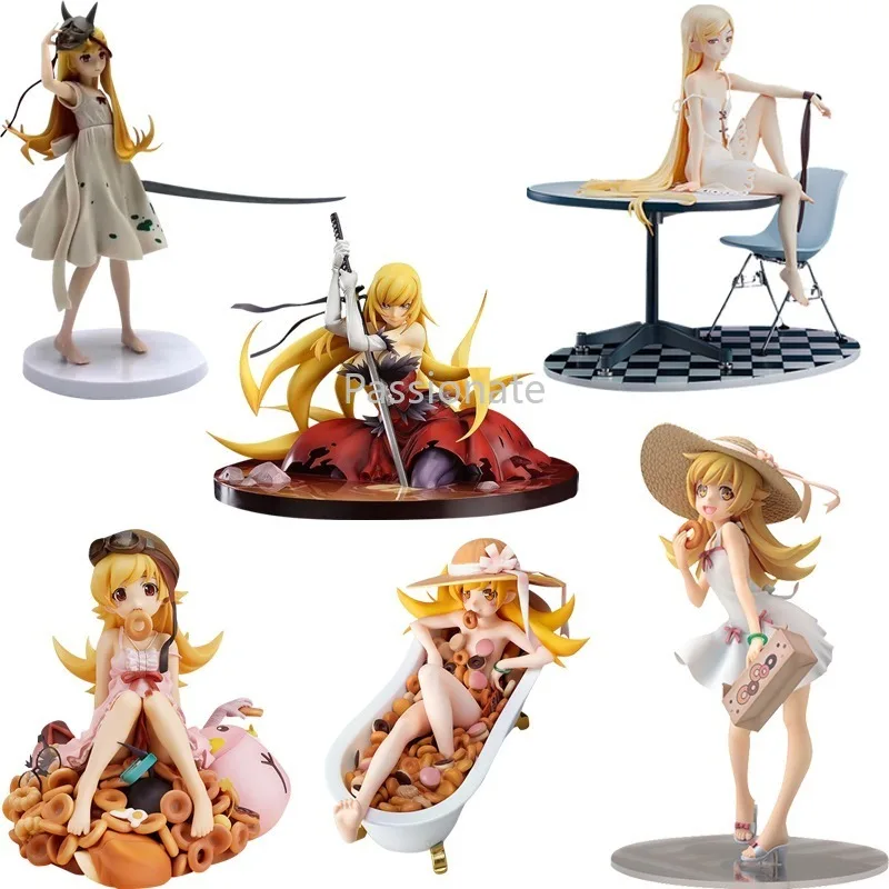 Nisemonogatari Monogatari Oshino Shinobu Bakemonogatari фигурка из ПВХ японское аниме сексуальные девушки