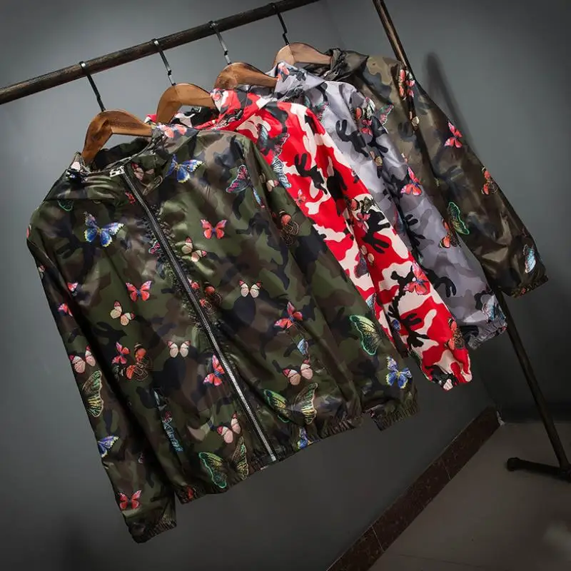 Базовые Куртки новая мода 2021 Женская ветровка на весну и осень куртка тонкая