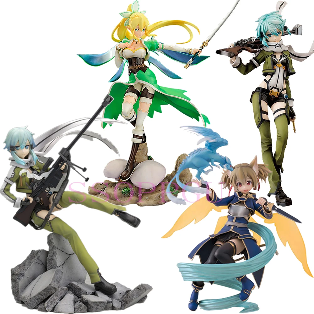 

25CM 1/8 Scale Japan Anime Sword Art Online Leafa Kirigaya Suguha PVC Action Figure Toy Game Statue Collection Model Doll Gift