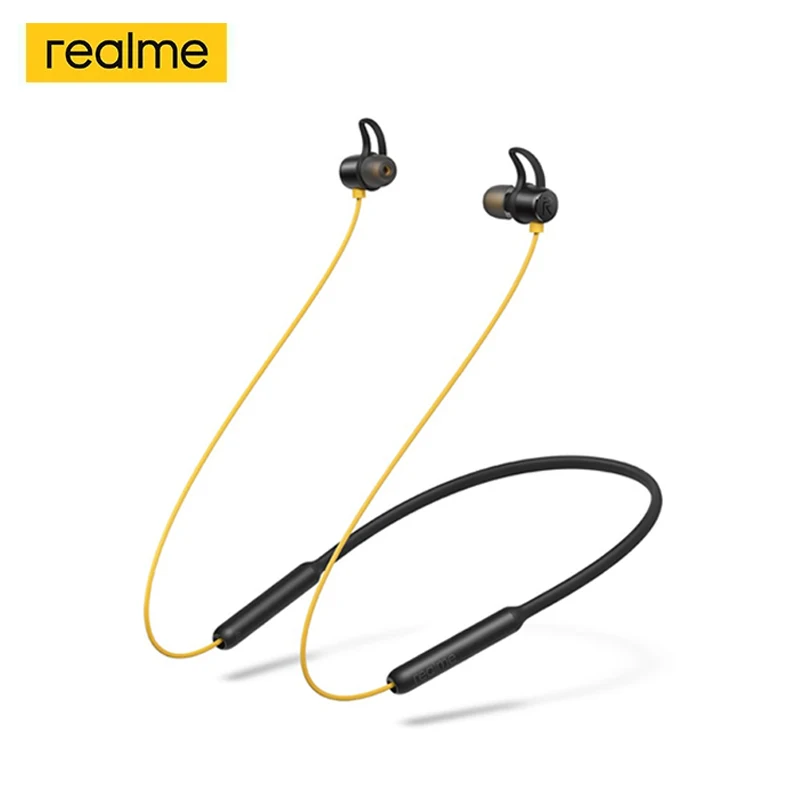 

Realme Buds Wireless/Wireless 2 12H Battery Life Magnetic Connection Bass Boost Driver Bluetooth 5.0 Neckband Earphone