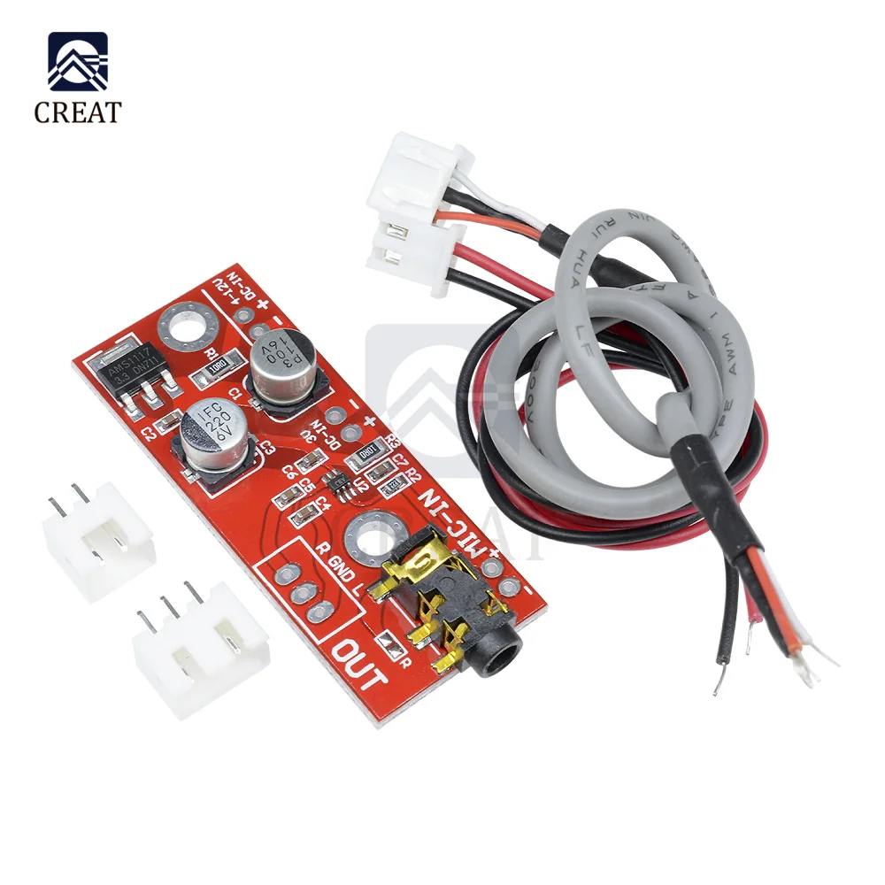 DC 3V 5V 12V вход Electret Микрофон Micro Phone усилитель платы звуковой голосовой модуль для