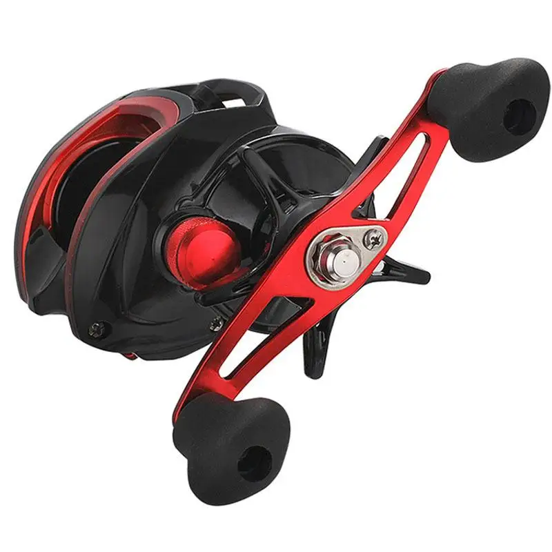 Катушка рыболовная с низкопрофильной катушкой 5 5: 1 соленой водой подшипником 14 +
