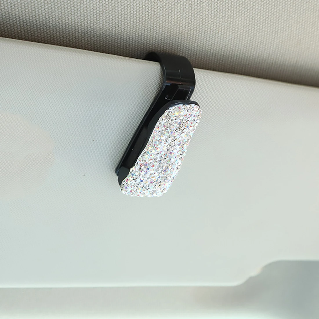 Автомобильные аксессуары бриллиантовый женский Чехол для очков солнцезащитный