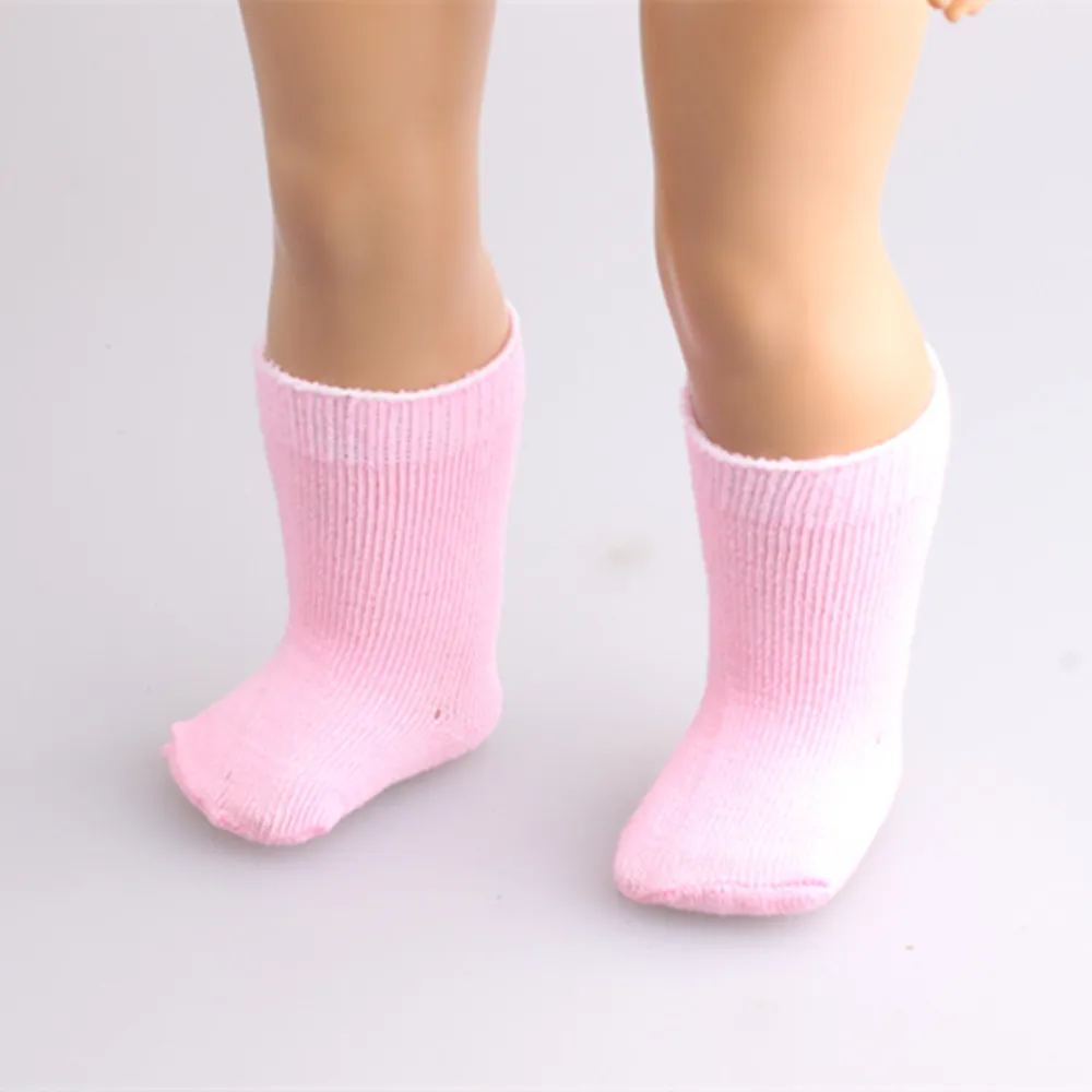 Модные аксессуары для миниатюрных кукол носки американских 18 дюймов и 43 см