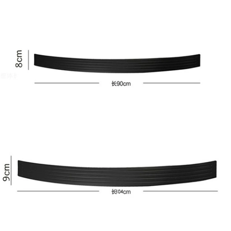 

Automotive general purpose trunk guard bumper bumpers anti collision antibrush rear door trim strip rear guard plate guard patch