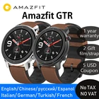 Смарт-часы глобальная версия amazfit gtr 47 мм, водонепроницаемые часы с AMOLED экраном, 24 дня работы батареи, GPS, 50ATM