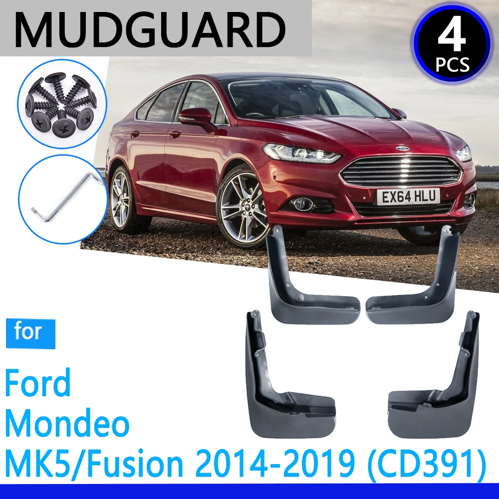 Mudguards fit for Ford Mondeo Fusion MK5 2014~2019 CD391 2015 2016 2017 2018 Accessories Mudflap Fender Auto Replacement Parts