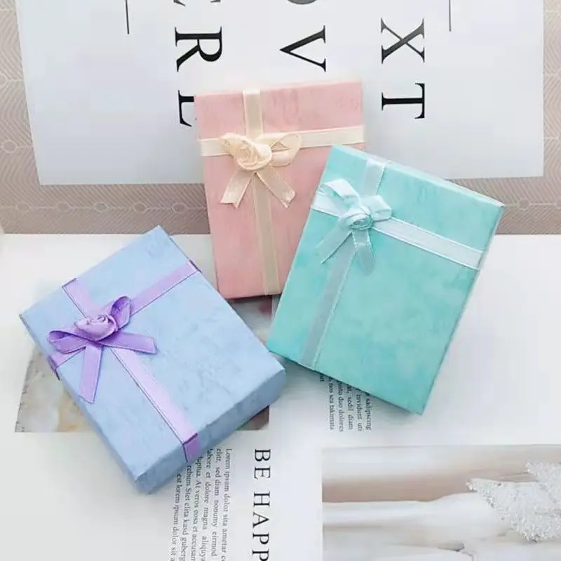 

Бант Подарочная коробка изысканный фестиваль День рождения Подарочная коробка DIY упаковка коробка День Святого Валентина 12 шт оптовая прод...