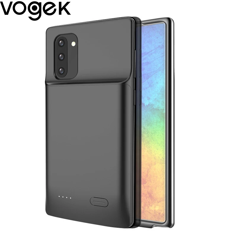 

Чехол для Samsung Galaxy Note 10 Plus, чехол для аккумулятора 6000 мАч из ТПУ, чехол для портативного зарядного устройства для Samsung Note 10, чехол для зарядки а...