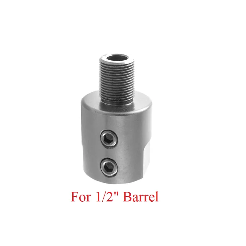 Переходник с резьбой на конце цилиндра 1/2x28 для цилиндров отверстием 1/2 дюйма
