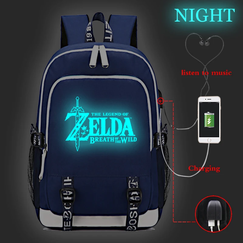 Легенда о Зельде рюкзак подростковый ребенок мальчики девочки школьная сумка