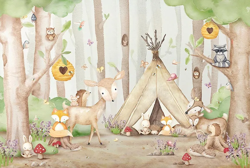 

Animals Photography Backdrop Newborn Baby Photo Background Decoration Photo Booth Studio