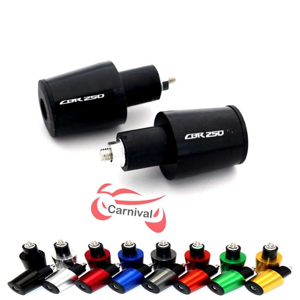 

Мотоциклетные CNC 7/8 дюйма 22 мм ручки руля крышка руля Заглушки для Honda CBR250 2008-2018