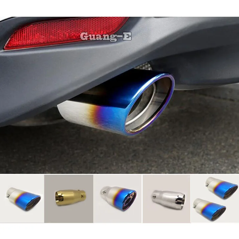 For Toyota Camry XV70 2017 2018 2019 2020 2021 2022 Styling Stainless Steel Cover Muffler Pipe Outlet Dedicate Exhaust Tip Tail