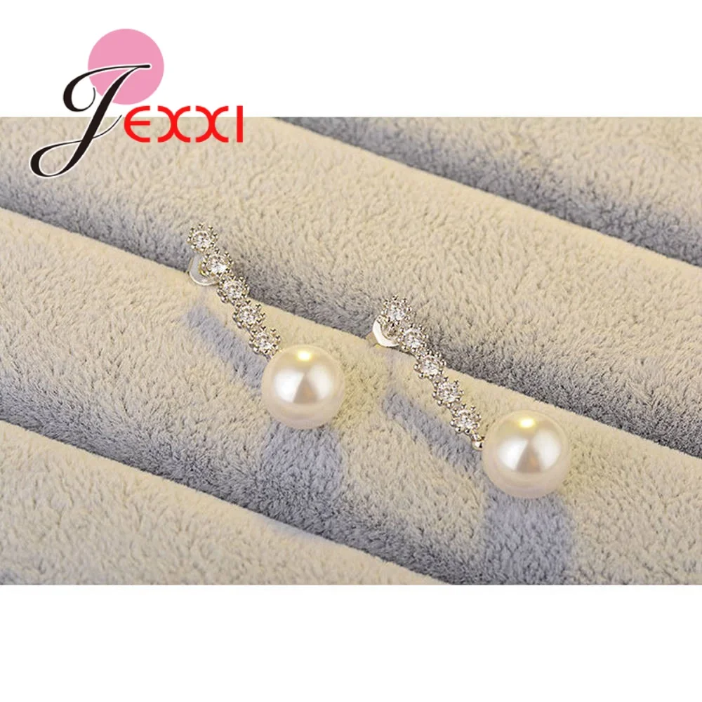 Женские длинные серьги с искусственным жемчугом корейский тренд из